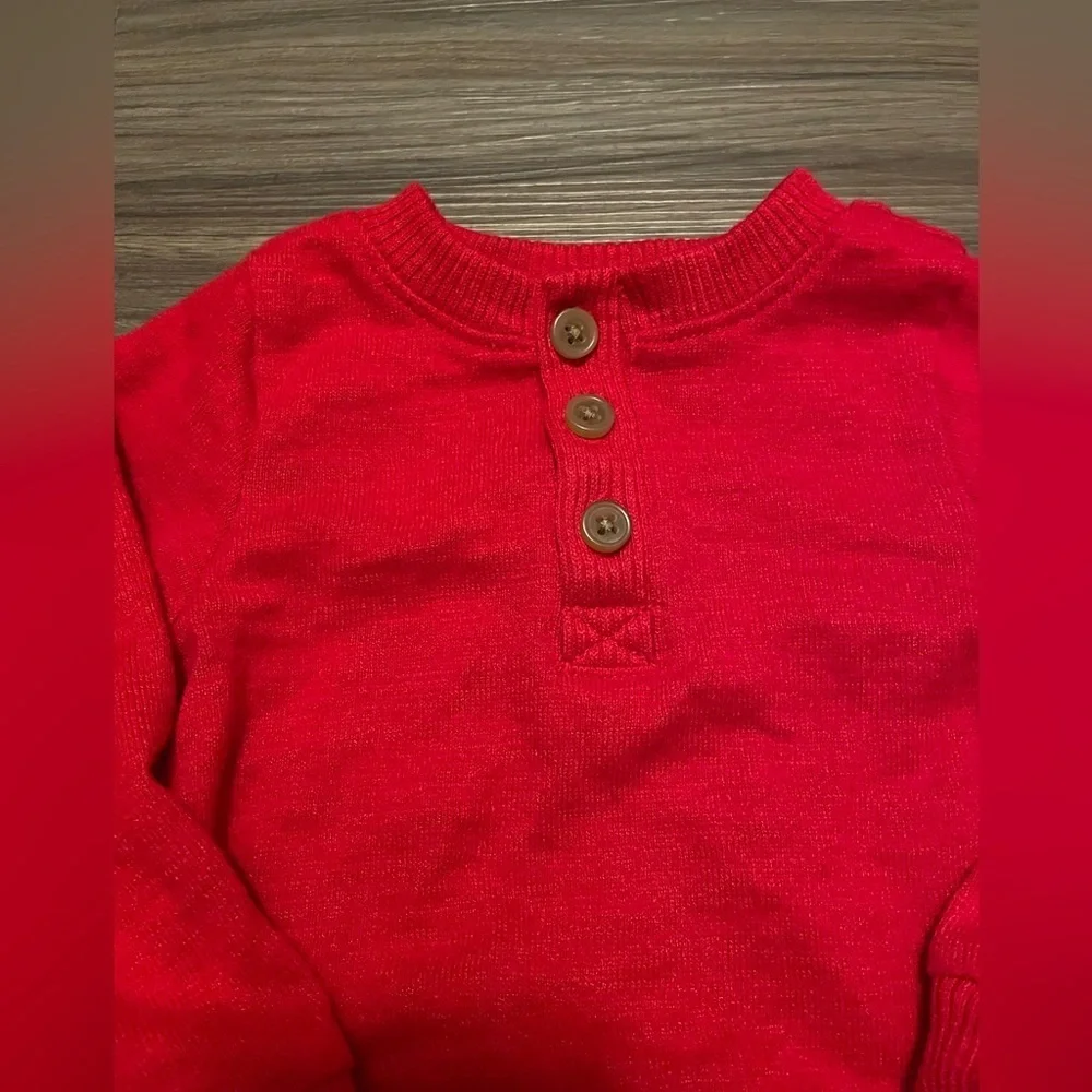 Old Navy Bright Red Kids Footless Footie size 6-12 months